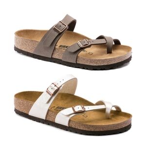 BIRKENSTOCK "Mayari" Adjustable Dual Strap Criss-Cross Loop Toe Sandals